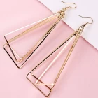 porcelana Korean Style Geometric Stainless Steel Earrings Manufacturer from China fabricante