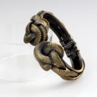 China Lucky Jewelry Wholesale New fashion Green bronze palted brass bangles Bracelets for womens manufacturer