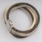 porcelana Manufacturer Wholesale Bracelet World  Alloy Multilayer Leather Bracelet for Men as Gift fabricante