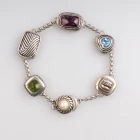 China Promotion Custom Alloy Crystal Chain for Layer Bracelet as Gift  Lucky Charm Bracelet 2018 manufacturer