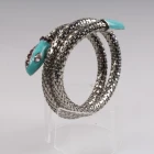China Wholesale China Fashion Jewelry 18k Gold Plated Bangles Latest Design Snake Chain Bracelets Bangle Silver charm bracelet wholesale manufacturer