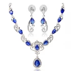 中国 Woman 925 sterling silver&gold plated women jewelry set manufacturer メーカー