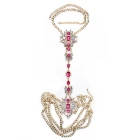 porcelana women colorful crystal boheian waist body chain fabricante