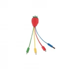 China Bespoker strawberry 4 head multi fast charging pvc usb cable manufacturer manufacturer