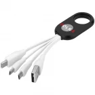 China Branded logo design multi adpator 4-in-1 usb charger cables with Type c Tip manufacturer