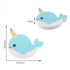 China Customized Whale Shaped 2D PVC Wireless Charging Pad Compatible With Smartphones manufacturer