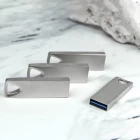 China Aangepaste logo mini metalen usb flash drives 2.0 pendrive 4 gb 8 gb 16 gb voor relatiegeschenken fabrikant