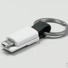 Китай Магнитный мини 2 в 1 брелок USB кабель для зарядки данных индивидуальный логотип производителя