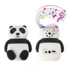 porcelana Silicona PVC personalizado 3D lindo Panda en forma de altavoz Bluetooth fabricante