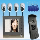 porcelana Tarjeta RF 7inch Videoportero intergrate con la cámara IP PY-V7DVR-FD fabricante