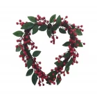 China 14"  Vanilla heart wreath for Christmas decorations manufacturer