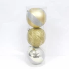 Chiny 150mm Shatterproof Painted Decorative Christmas Ball producent
