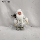 Chiny 2021 Xmas Decorations high-end Simulation ornaments Doll Santa Claus for Display Window Scene Desktop Decor producent