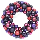 China 45cm Dia Shatterproof Plastic Christmas Ball Wreath manufacturer
