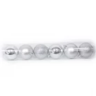 China 80mm Shatterproof Xmas Plastic Ball Ornament manufacturer