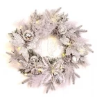 China Battery lighted plastic decorated grapevine christmas wreaths manufacturer