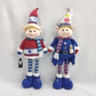 中国 Christmas tree ornaments tree hanging gift santa claus doll elf plush 制造商