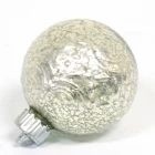 China Decorative Christmas Glass Ornament Ball With Lights manufacturer