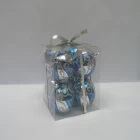 Chine Boule de Noël peintes diversifiée de plastique fabricant