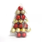 China Excellent quality plastic Christmas decorative ball set fabrikant