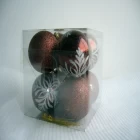 China Fashionable Plastic Hand Painted Christmas Ball manufacturer