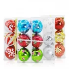 China Fine Quality Shatterproof Printed Xmas Plastic Ball manufacturer