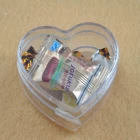 China Food-Grade Plastic Heart Shape Openable Ball manufacturer