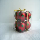 China Gorgeous Painted Handmade Christmas Ball manufacturer