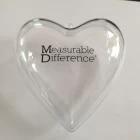 Chiny Heart Shape Plastic Hanging Openable Ornament producent