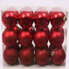 Chine High quality plastic hand painted christmas baubles fabricant