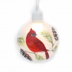 Chiny Luxury Decorative Painted Glass Xmas Ball producent