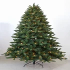 porcelana Más realista 6 FT LED iluminado por el claro completos árboles de Navidad fabricante