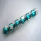Chine Boule de Noël satinée délicate multicolore fabricant
