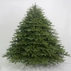 porcelana Pre decorado árbol de Navidad artificial flocado metálico fabricante