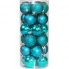 الصين Promotional plastic Christmas decoration ball set الصانع