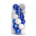 Китай Promotional plastic Christmas hanging ball decoration производителя