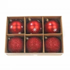 中国 Promotional wholesale hanging christmas ball ornament 制造商