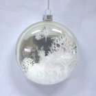 China Salable High Quality Christmas Plastic Flat Ornament fabricante