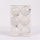 Chine Salable new type plastic decorative Xmas hanging ball fabricant