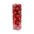 China Shatterproof Hot Selling Plastic Xmas Ball Tube Hersteller