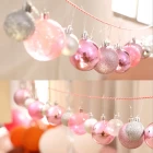 China Top kwaliteit opknoping decoratieve kunststof Xmas Kerstbal fabrikant