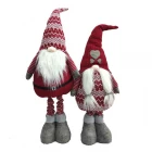 Chiny Wholesale Christmas tree gift toys Home Hanging Decoration Felt Fabric Lovely Christmas faceless doll producent