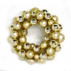 China Wholesale Hot Selling Xmas Ball Wreath manufacturer
