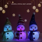 Chiny Xmas Ornaments Decoration Home Accessories Nightlight Christmas Tree led toys Decor Glowing Snowman producent