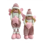 中国 Xmas tree hanging toys plush Elf Decoration Ornaments christmas angel doll 制造商