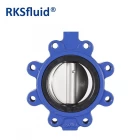 China API CF8 Ductile Iron Body Resilient Seat 4 Inch Wafer Type Butterfly Valve Price manufacturer