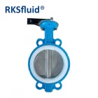 China BS EN CF8M 150lb Wafer Type PTFE Lined Butterfly Valve for Industry manufacturer