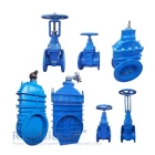 China BS EN DN150 DUCTIL CASTIL FON METAL Sated Flange Gate Válvula PN16 PN25 para água fabricante
