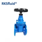 China Flange connect resilient seated 4 inch rising stem gate valve with prices list manufacturer