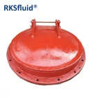 China RKS Ductile cast iron non return flap valve check valve manufacturer